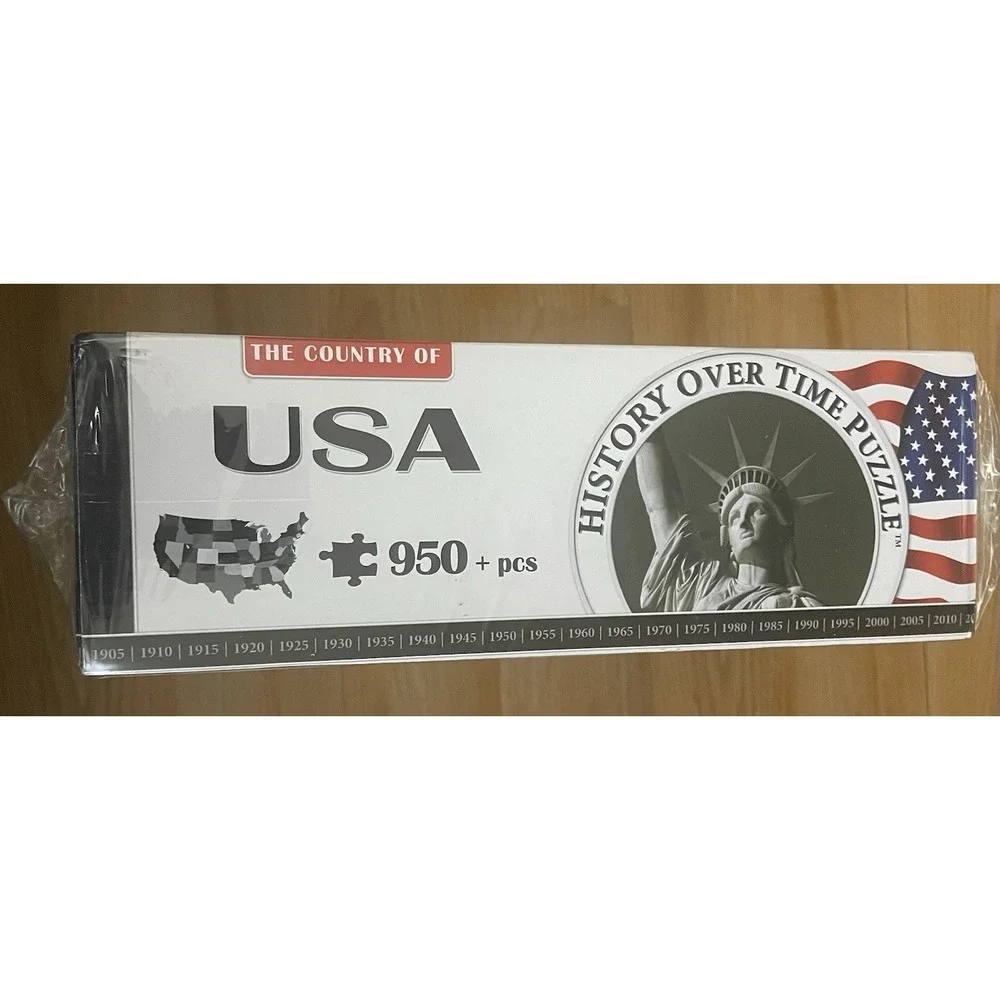 4D Cityscape Jigsaw Puzzle USA History Over Time Puzzle 950 Pieces NIB Sealed
